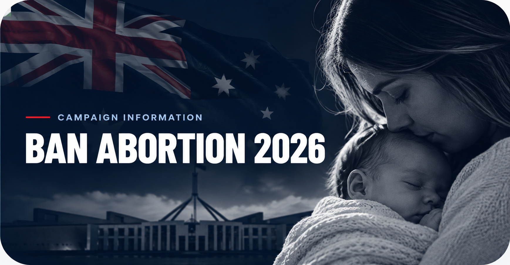 BAN TAX ABORTION 2026 campaign artwork